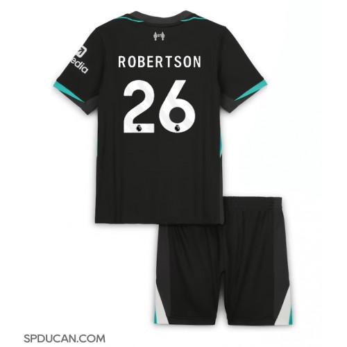 Dječji Nogometni Dres Liverpool Andrew Robertson #26 Gostujuci 2024-25 Kratak Rukav (+ Kratke hlače)